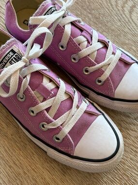Converse All Star Purple Low-Top Canvas Sneakers